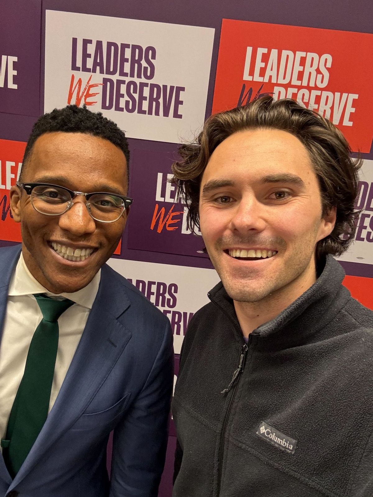 Christian Menefee and David Hogg