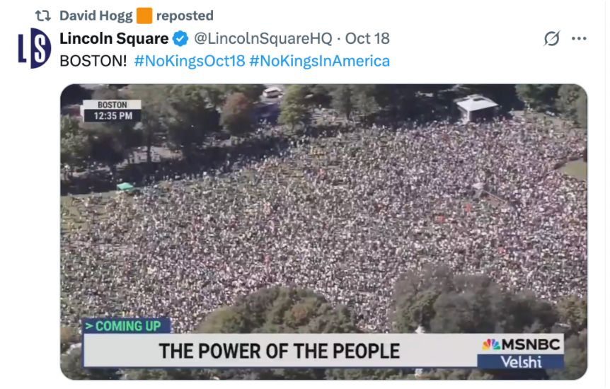 No Kings in Boston
