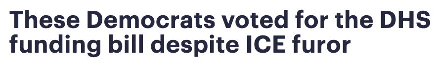These Dems voted for DHS funding bill