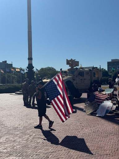 Tanks at Union Station in DC