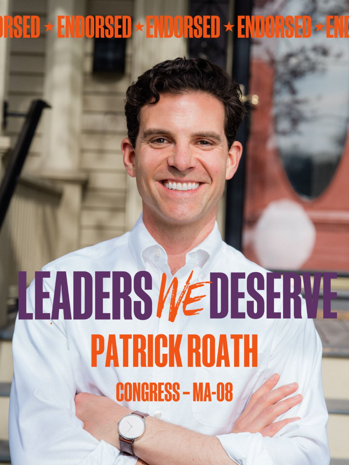 Leaders We Deserve endorses Patrick Roath for Massachusetts' 8th Congressional District